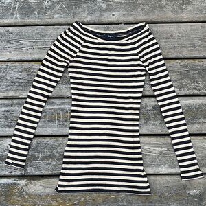 Long Sleeve Boatneck Top